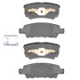 DFC 04-17 Mitsubishi Outlander Rear 4000 Hybridynamic Brake Pads