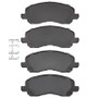 DFC 16-17 Jeep Patriot Front 4000 Hybridynamic Brake Pads