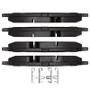 DFC 16-17 Jeep Patriot Front 4000 Hybridynamic Brake Pads