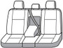 Covercraft 2025 Ford Explorer Leatherette Precision Fit Custom 2nd Row Seat Covers - Black
