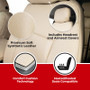 Covercraft 2025 Ford Explorer Leatherette Custom Front Row Seat Covers - Black