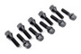 Dinan Lug Bolt Kit Cone Seat M12x32mm - Black (Set of 10)