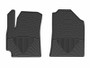 WeatherTech 21-26 Kia Seltos 1st Row Front All-Weather Floor Mats - Black