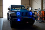 Oracle 07-17 Jeep Wrangler LED Fog Light Halo Kit - Blue