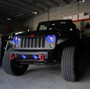 Oracle 07-17 Jeep Wrangler LED Fog Light Halo Kit - Blue