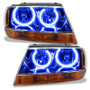 Oracle 99-04 Jeep Grand Cherokee LED Headlight Halo Kit - Blue