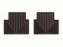 WeatherTech 18-23 Hyundai Kona 2nd Row Rear All-Weather Floor Mats - Cocoa