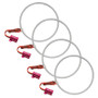 Oracle 03-09 Jaguar XJ LED Headlight Halo Kit - Red