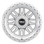 Weld Off-Road Swift 17x9in - 5x114.3 / 5x127 BP - ET-12 78.1mm CB Gloss Silver Machined Wheel & Ring