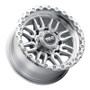 Weld Off-Road Swift 17x9in - 5x114.3 / 5x127 BP - ET-12 78.1mm CB Gloss Silver Machined Wheel & Ring