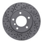 R1 91-06 BMW 328I Front Right Drilled & Slotted Geo-Carbon Rotor