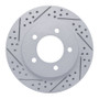 R1 97-02 Ford Expedition Front Left Drilled & Slotted Geo-Carbon Rotor