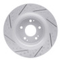R1 17-20 Acura Mdx Rear Right Drilled & Slotted Geo-Carbon Rotor