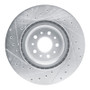 R1 15-22 Ram Promaster City Front Right Drilled & Slotted Silver Brake Rotor