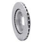 R1 18-20 Land Rover Discovery Rear Right Drilled & Slotted Silver Brake Rotor