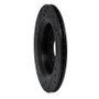R1 03-11 Cadillac BLS (Mexico) Rear Right Drilled & Slotted Black Brake Rotor