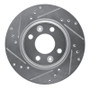 R1 15-19 Renault Logan (Mexico) Front Left Drilled & Slotted Silver Brake Rotor