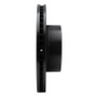 R1 08-18 Mercedes-Benz G550 Front Left Drilled & Slotted Black Brake Rotor