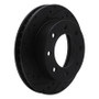R1 99-20 Cadillac DeVille Front Left Drilled & Slotted Black Brake Rotor