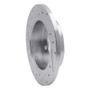 R1 94-04 Ford Mustang Rear Right Drilled & Slotted Silver Brake Rotor