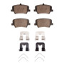 R1 -24 Volvo XC40 Rear Ceramic Pads & Hardware Kit