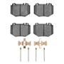 R1 01-03 Mercedes-Benz S600 Front Semi Met Pads & Hardware Kit