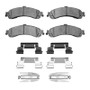 R1 2000-2006 Cadillac Escalade EXT Rear R1 Semi Met Pads & Hardware Kit