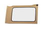 Bestop 18-26 Jeep Wrangler JL Oe JL Replacement Windows (Quarter Right Hand 4-Door Tan Twill Clear)