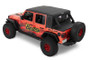 Bestop 18-23 Jeep Wrangler JL 4-Door Halftop Conversion Kit (Black Diamond)
