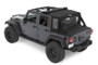 Bestop 07-18 Jeep Wrangler JK 4-Door Halftop Conversion Kit (Black Diamond)