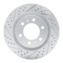 R1 22-25 Lexus Gx550 Front Left Drilled & Slotted Geo-Carbon Rotor