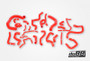 do88 Audi/Seat/Skoda/Volkswagen 1.8T/2.0T (MQB) Coolant Hoses (24 pcs) - Red