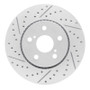 R1 18-22 Toyota C-Hr Front Left Drilled & Slotted Geo-Carbon Rotor