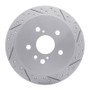 R1 04-09 Lexus Rx330 Rear Right Drilled & Slotted Geo-Carbon Rotor