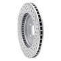 R1 04-09 Lexus Rx350 Front Left Drilled & Slotted Geo-Carbon Rotor