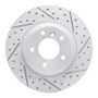 R1 11-16 BMW Z4 Rear Right Drilled & Slotted Geo-Carbon Rotor