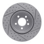 R1 10-19 BMW 640I Xdrive Gran Coupe Rear Left Drilled & Slotted Geo-Carbon Rotor