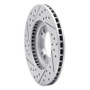 R1 95-04 Toyota Tacoma Front Right Drilled & Slotted Geo-Carbon Rotor