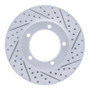 R1 98-07 Lexus Lx470 Front Right Drilled & Slotted Geo-Carbon Rotor