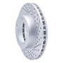 R1 98-07 Lexus Lx470 Front Right Drilled & Slotted Geo-Carbon Rotor