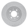 R1 12-18 Toyota Yaris (USA/Canada) Front Right Drilled & Slotted Geo-Carbon Rotor