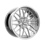 Ridler 681 22x9 / 5x120.65 BP / 0mm Offset / 83.82mm Hub Brushed w/ Polished Lip Wheel