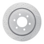 R1 12-20 Ford F-150 4WD Rear Left Drilled & Slotted Geo-Carbon Rotor