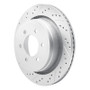 R1 12-20 Ford F-150 4WD Rear Left Drilled & Slotted Geo-Carbon Rotor