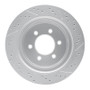 R1 12-20 Ford F-150 4WD Rear Left Drilled & Slotted Geo-Carbon Rotor