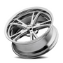 Ridler 606 20x8.5 / 5x127 BP / 0mm Offset / 83.82mm Hub Chrome Wheel