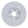 R1 08-19 Pontiac Vibe Front Left Drilled & Slotted Geo-Carbon Rotor