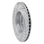 R1 04-10 BMW 535I Rear Right Drilled & Slotted Geo-Carbon Rotor
