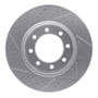 R1 08-25 Ford E-350 Super Duty Front Right Drilled & Slotted Geo-Carbon Rotor