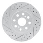 R1 00-05 Toyota Mr2 Spyder Rear Left Drilled & Slotted Geo-Carbon Rotor